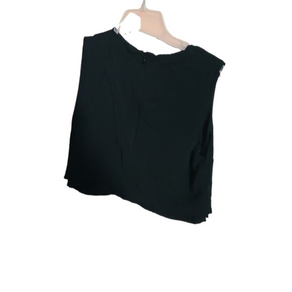 A.L.C. Julian Black Crystal Sequin Crop Top - Picture 4 of 8